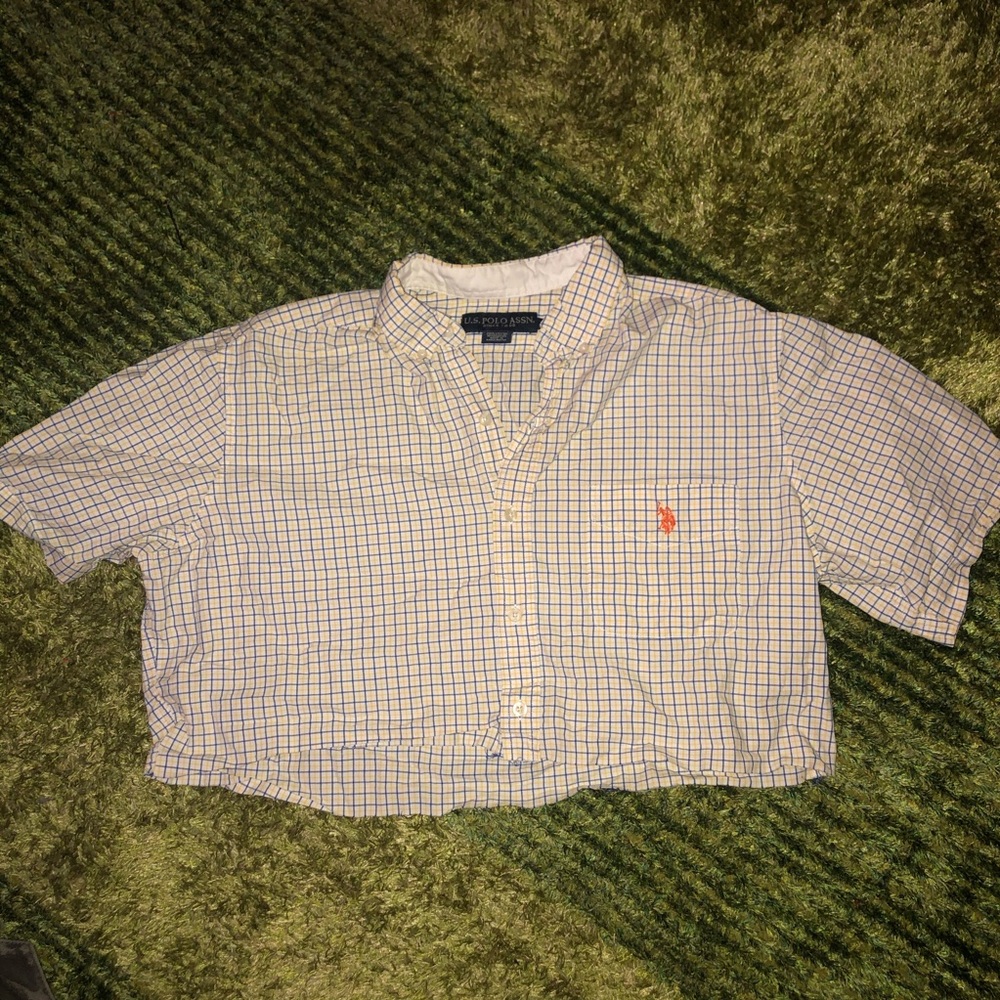 Polo Unisex crop top